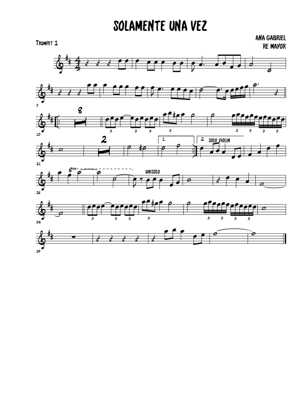 La imagen puede contener una previsualizacion de una partitura
